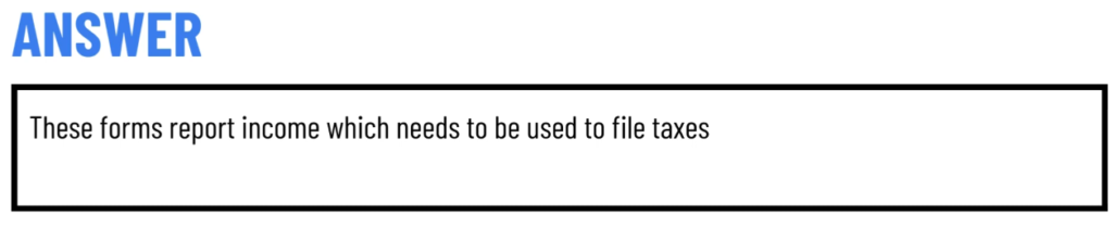 Why is it Necessary to Have a W-2 or 1099 Form When Using Tax Preparation Software?